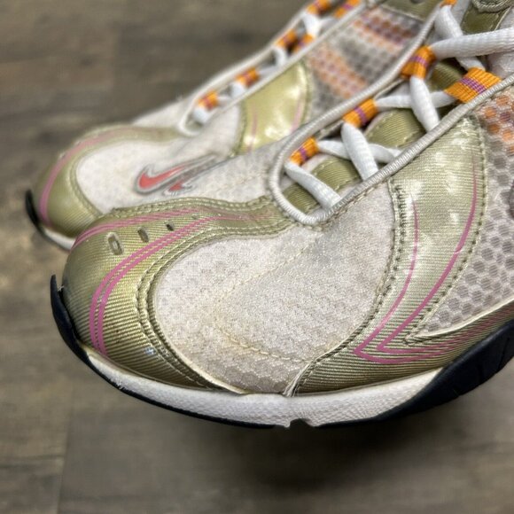 Nike‎ Running Shoes Trainers 316033-161 ORANGE/Pewter/Pink Women’s Size 7 2006 - Picture 8 of 10